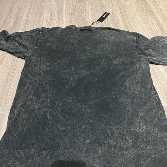 Fashionnova  Nashville Rock And Roll Washed Tee - Black Wash Size Small NWT - Picture 7 of 7